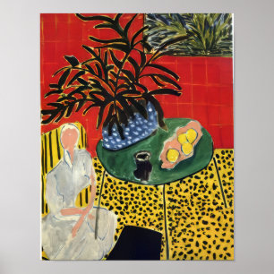 Henri Matisse - Interieur met zwarte varen - 1948 Poster