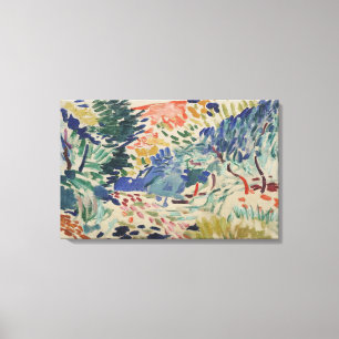 Henri Matisse - LANDSCHAP BIJ COLLIOURE 1905 Canvas Afdruk