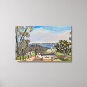 Henri Matisse - LE VIVIER PAYSAGE DE PROVENCE 1923 Canvas Afdruk