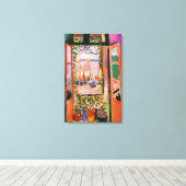 Henri Matisse - OPEN VENSTER COLLIOURE 1905 Canvas Afdruk (Insitu (Houten vloer))