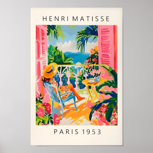 Henri Matisse Print, Koffie Poster, Esthetische Ma Poster (Voorkant)