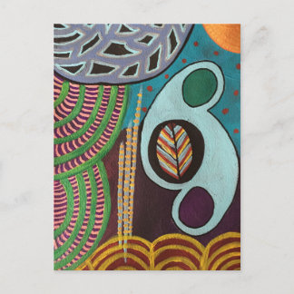 "Henri" modern abstract briefkaart