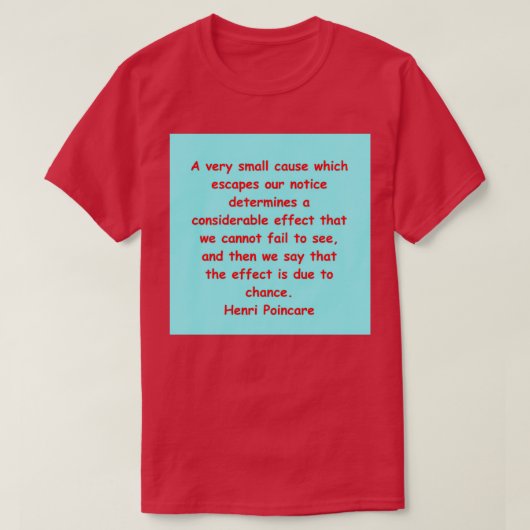 Henri Poincare 3 T-shirt (Design voorkant)