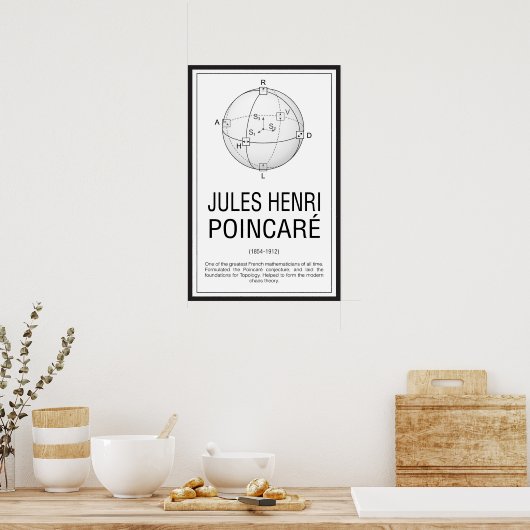 Henri Poincaré Poster (Keuken)