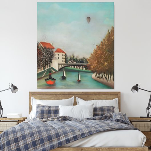 Henri Rousseau art Canvas Afdruk (Insitu (Slaapkamer))