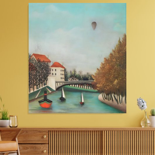 Henri Rousseau art Canvas Afdruk (Insitu (Woonkamer))