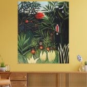Henri Rousseau art Canvas Afdruk (Insitu (Woonkamer))