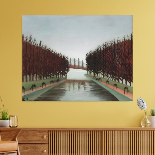 Henri Rousseau art Canvas Afdruk (Insitu (Woonkamer))