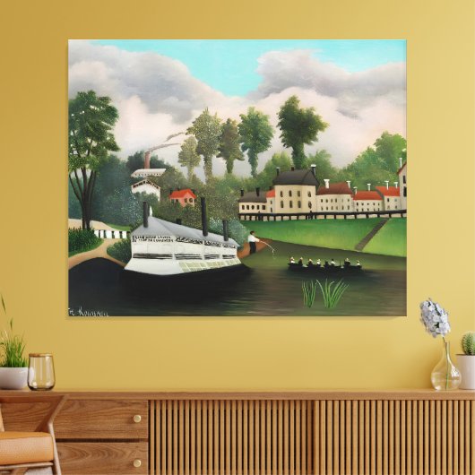 Henri Rousseau art Canvas Afdruk (Insitu (Woonkamer))