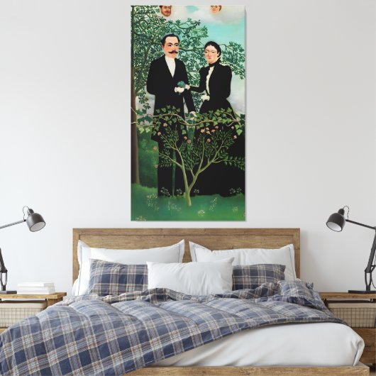 Henri Rousseau art Canvas Afdruk (Insitu (Slaapkamer))