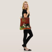 Henri Rousseau art: Konijn Tote Bag (Op model)