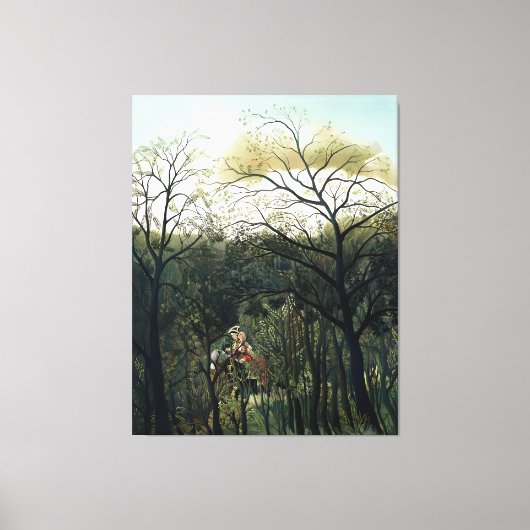 Henri Rousseau art painting Canvas Afdruk (Voorkant)