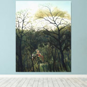 Henri Rousseau art painting Canvas Afdruk (Insitu (Houten vloer))