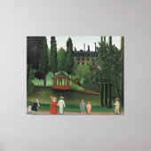 Henri Rousseau art style Canvas Afdruk (Voorkant)