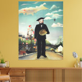 Henri Rousseau art style Canvas Afdruk (Insitu (Woonkamer))