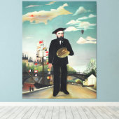 Henri Rousseau art style Canvas Afdruk (Insitu (Houten vloer))