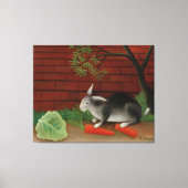 Henri Rousseau art style Canvas Afdruk (Voorkant)