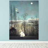 Henri Rousseau art work Canvas Afdruk (Insitu (Houten vloer))