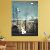 Henri Rousseau art work Canvas Afdruk (Insitu (Woonkamer))