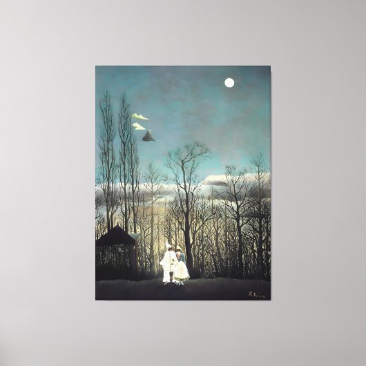 Henri Rousseau art work Canvas Afdruk (Voorkant)