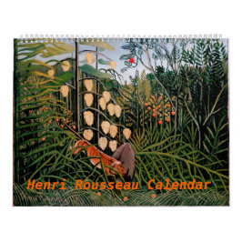 Henri Rousseau Artwork Kalender