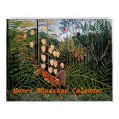 Henri Rousseau Artwork Kalender (Hoes)