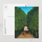 Henri Rousseau, Avenue in Saint Cloud Briefkaart (Voorkant / Achterkant)