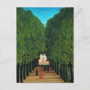 Henri Rousseau, Avenue in Saint Cloud Briefkaart