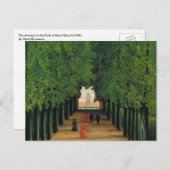 Henri Rousseau, Avenue in Saint Cloud Briefkaart (Voorkant / Achterkant)