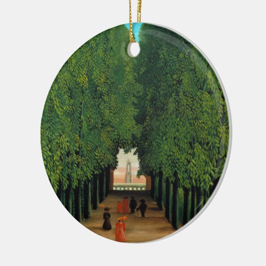 Henri Rousseau, Avenue in Saint Cloud Keramisch Ornament (Links)