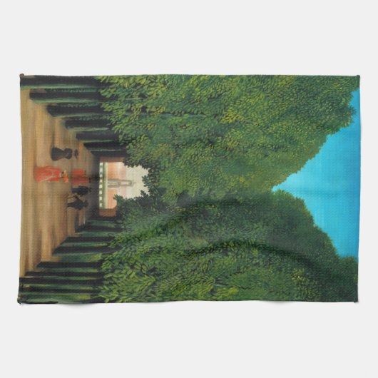 Henri Rousseau, Avenue in Saint Cloud Theedoek (Horizontaal)