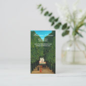 Henri Rousseau, Avenue in Saint Cloud Visitekaartje (Staand voorkant)