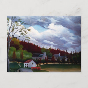 Henri Rousseau- Bievre in Gentilly Briefkaart