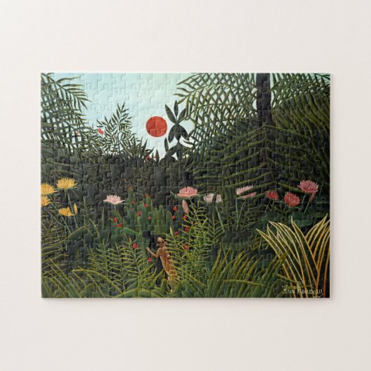Henri Rousseau Bos Landscape Botanical Legpuzzel (Horizontaal)