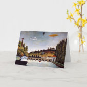 Henri Rousseau - brug van Sevres en heuvels van Cl Kaart (Gele Bloem)