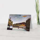 Henri Rousseau - brug van Sevres en heuvels van Cl Kaart (Voorkant)