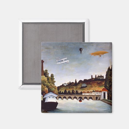 Henri Rousseau - brug van Sevres en heuvels van Cl Magneet (Voorkant / Achterkant)