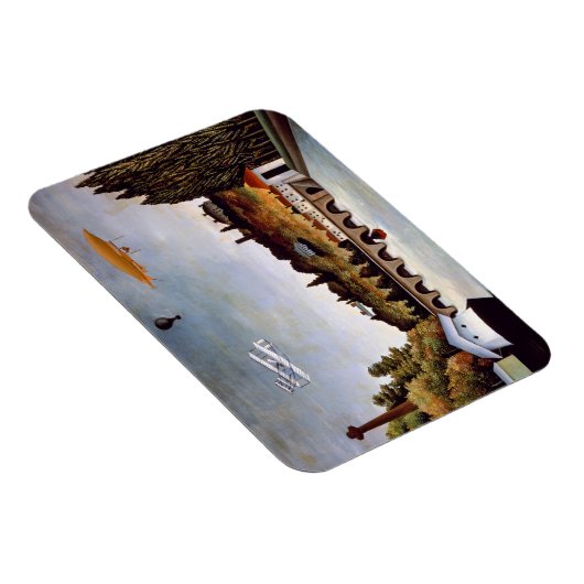 Henri Rousseau - brug van Sevres en heuvels van Cl Magneet (Rechterzijde)