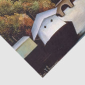 Henri Rousseau - brug van Sevres en heuvels van Cl Tissuepapier (Detail)