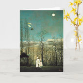 Henri Rousseau Carnaval Avond Wenskaart Kaart (Gele Bloem)