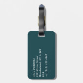 Henri Rousseau - Carnival Evening Bagagelabel (Achterkant verticaal)