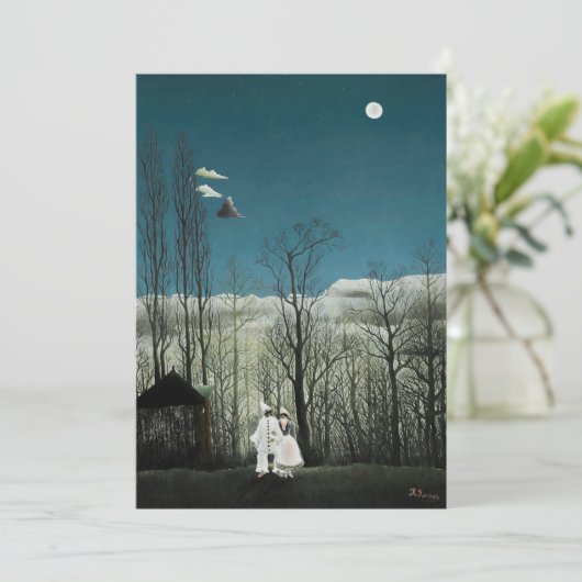 Henri Rousseau - Carnival Evening Bedankkaart (Staand voorkant)