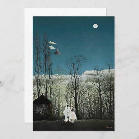 Henri Rousseau - Carnival Evening Bedankkaart (Voorkant / Achterkant)