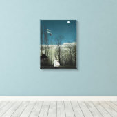 Henri Rousseau - Carnival Evening Canvas Afdruk (Insitu (Houten vloer))