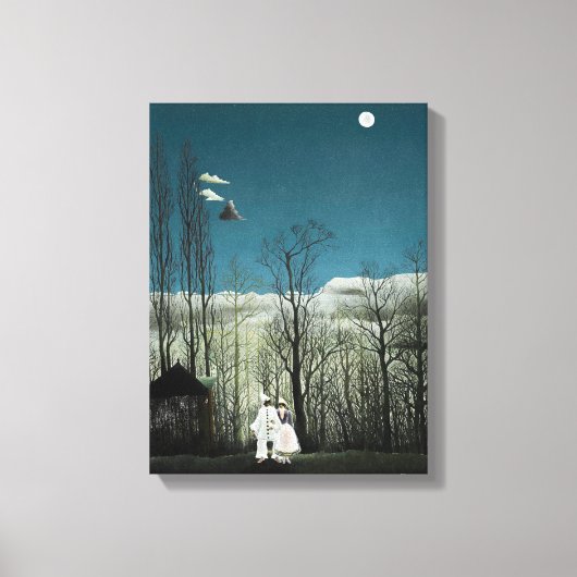 Henri Rousseau - Carnival Evening Canvas Afdruk (Voorkant)
