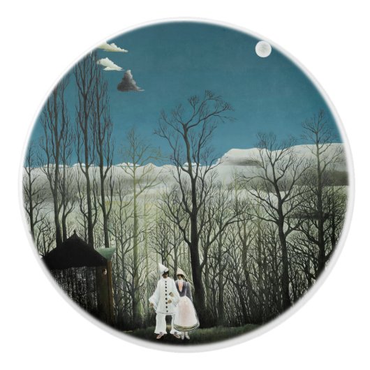 Henri Rousseau - Carnival Evening Keramische Knop (Voorkant)