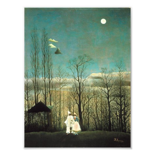 Henri Rousseau Carnival Evening Print Foto Afdruk (Voorkant)