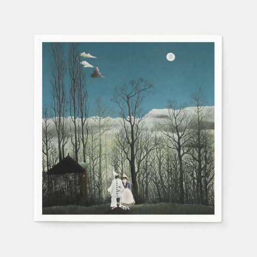 Henri Rousseau - Carnival Evening Servet (Voorkant)