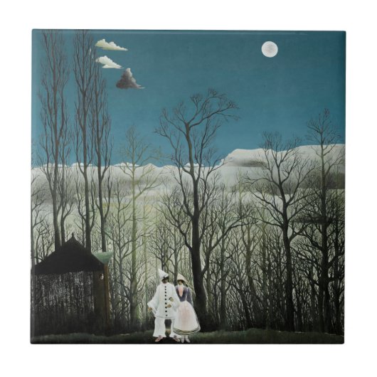 Henri Rousseau - Carnival Evening Tegeltje (Voorkant)