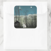 Henri Rousseau - Carnival Evening Vierkante Sticker (Tas)